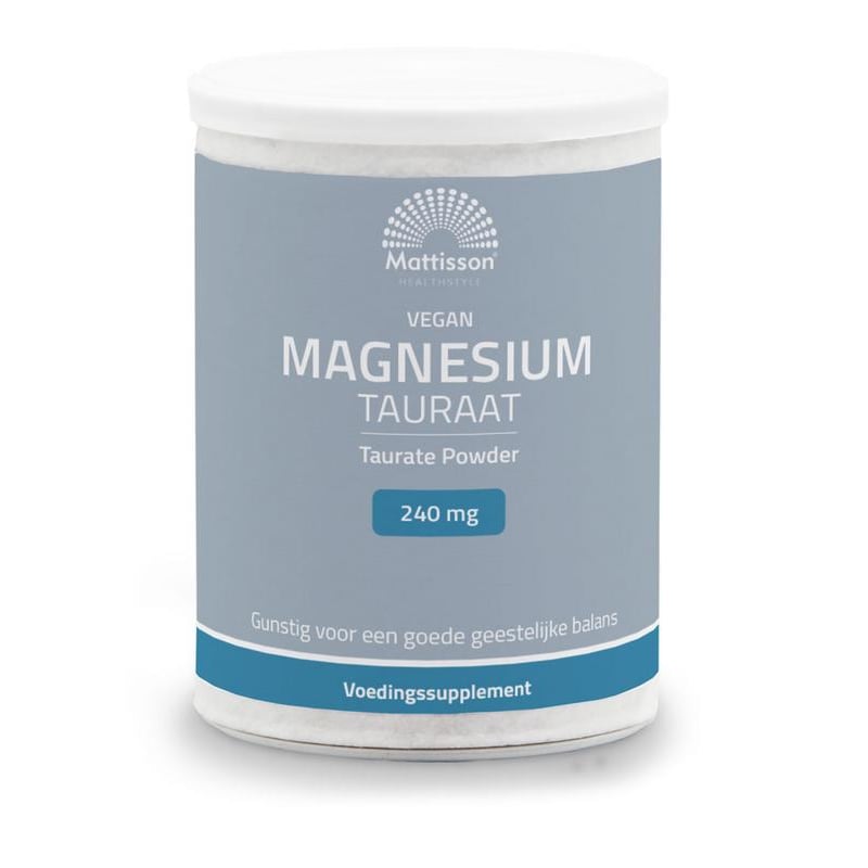 Mattisson Healthstyle Vegan Magnesium Tauraat poeder afbeelding