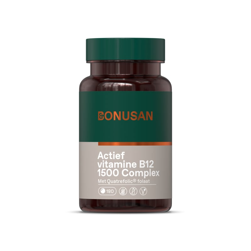 Bonusan Vitamine B12 actief 1500 mcg afbeelding