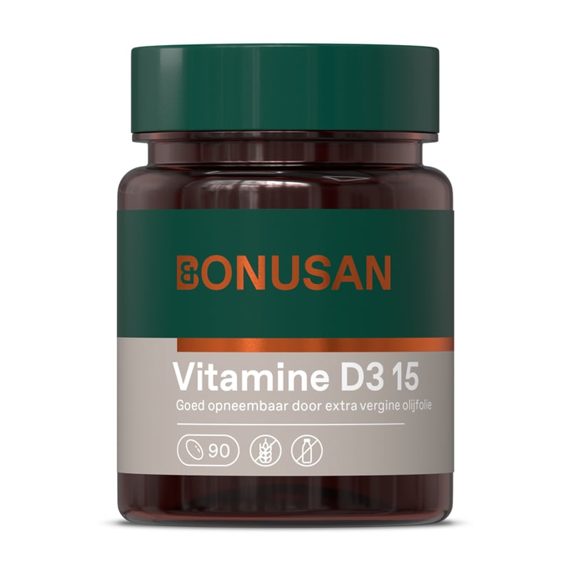 Bonusan Vitamine D3 15 mcg afbeelding