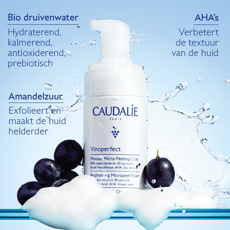 Caudalie Vinoperfect Micro-Peeling Mousse Stralende Huid afbeelding