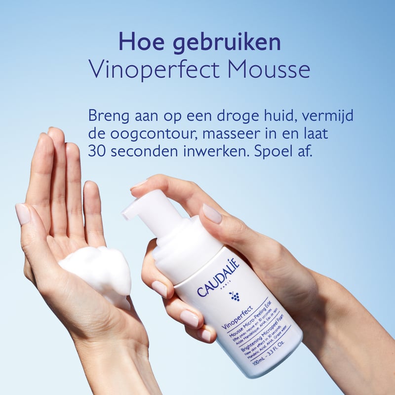 Caudalie Vinoperfect Micro-Peeling Mousse Stralende Huid afbeelding