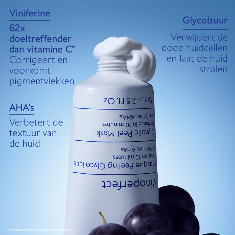 Caudalie Vinoperfect Glycol Peelingmasker afbeelding