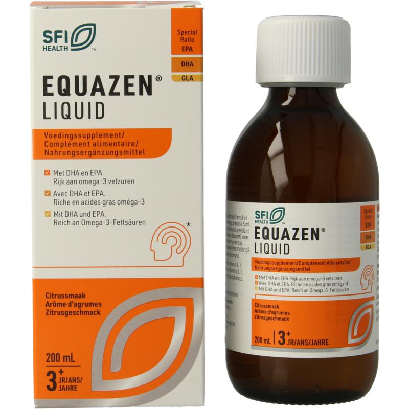 Equazen Equazen Liquid Citrus Omega 3- & 6-vetzuren afbeelding