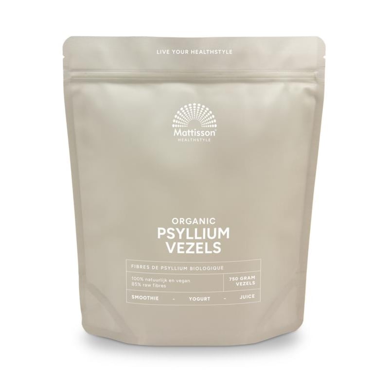 Mattisson Healthstyle Organic Psylliumvezels bio Mattisson Healthstyle Organic Psylliumvezels bio afbeelding