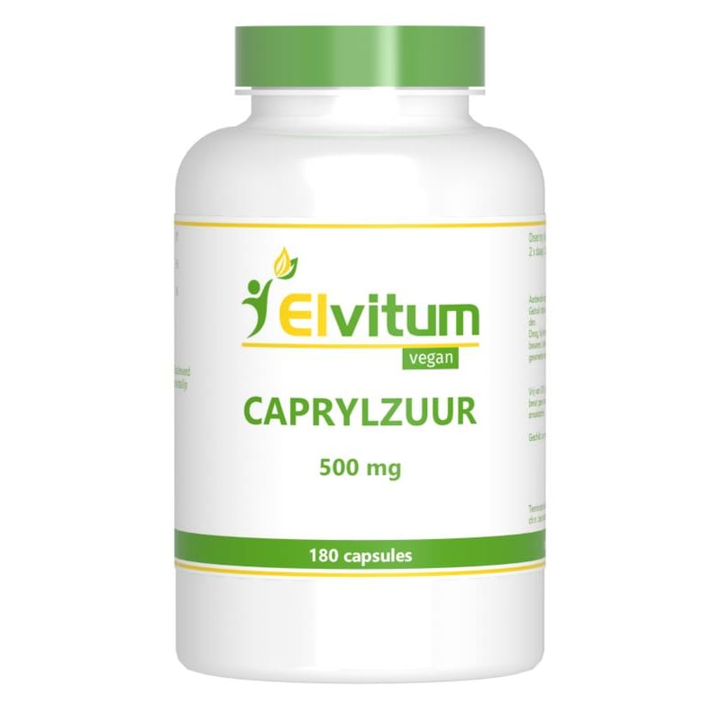 Elvitum Caprylic Acid 500mg image