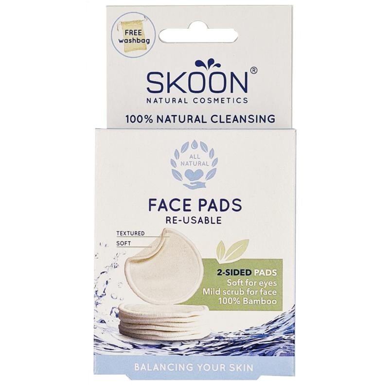 Skoon Face Pads re-usable 2 sided afbeelding