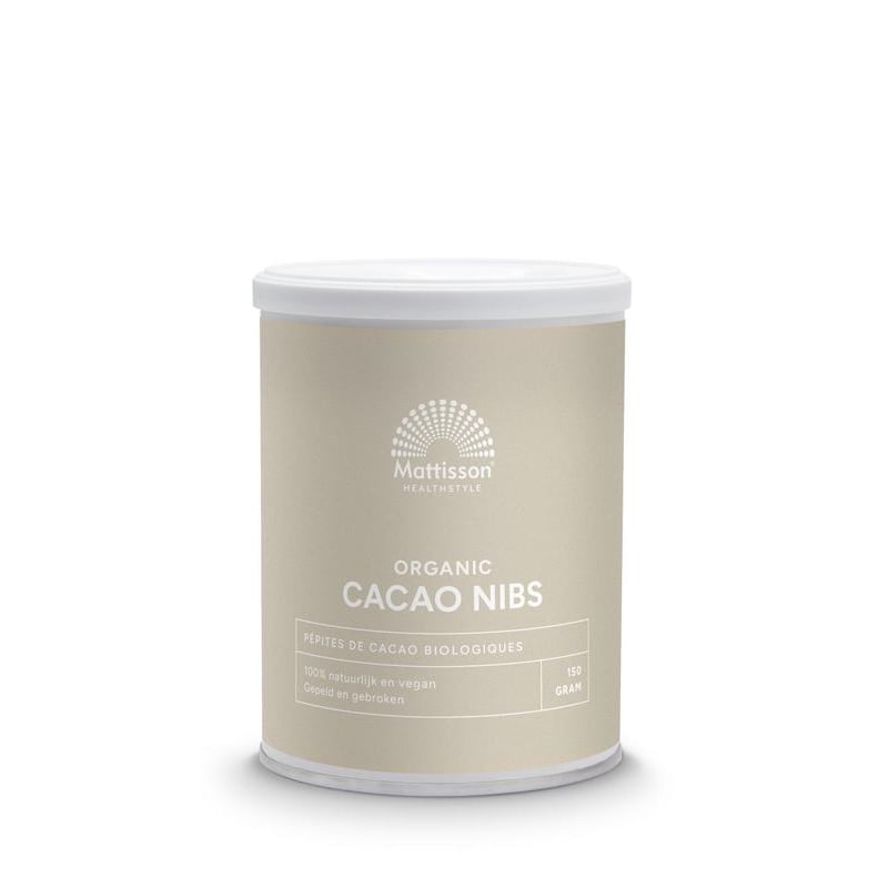 Mattisson Healthstyle Bio Cacao Nibs Raw  afbeelding