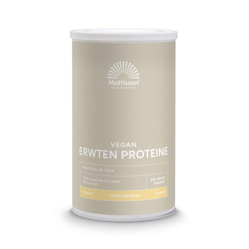 Mattisson Healthstyle Vegan Erwten Proteine Vanillesmaak afbeelding