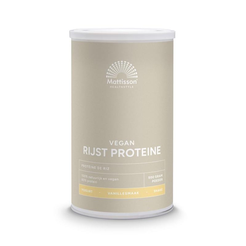 Mattisson Healthstyle Vegan Rijst Proteïne Vanillesmaak afbeelding