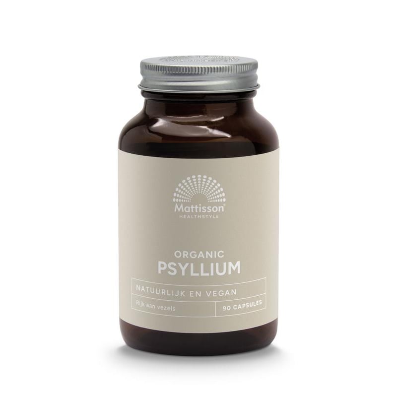 Mattisson Healthstyle Psyllium Husk 750 mg biologisch afbeelding