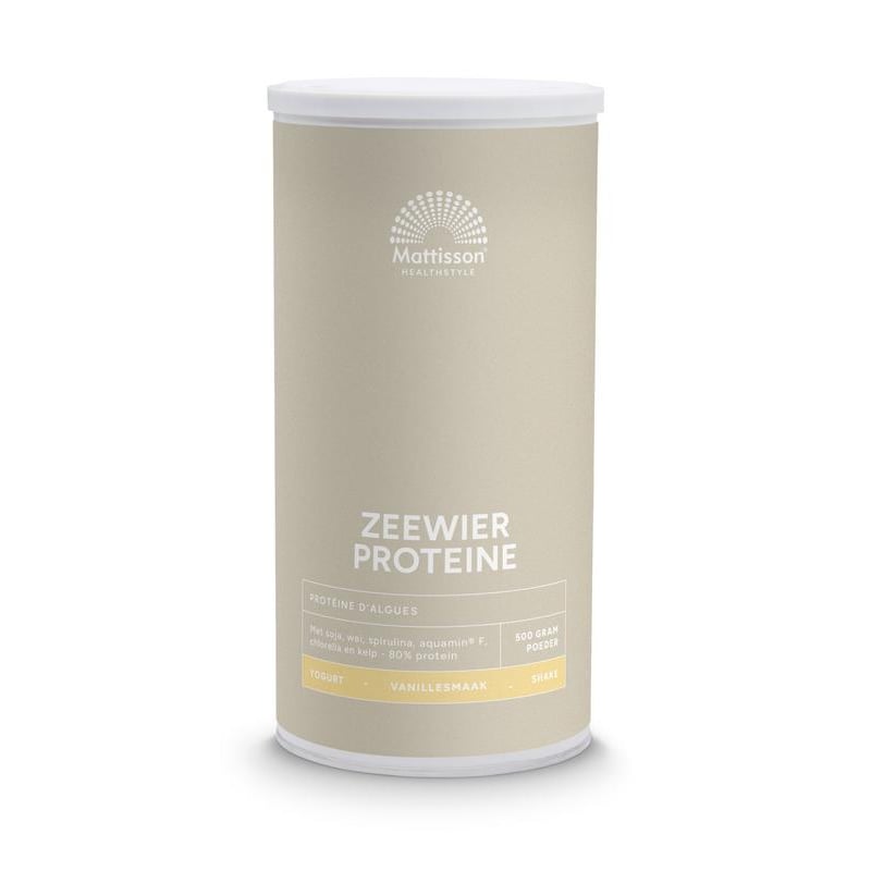 Mattisson Healthstyle Zeewier Proteine Vanillesmaak afbeelding