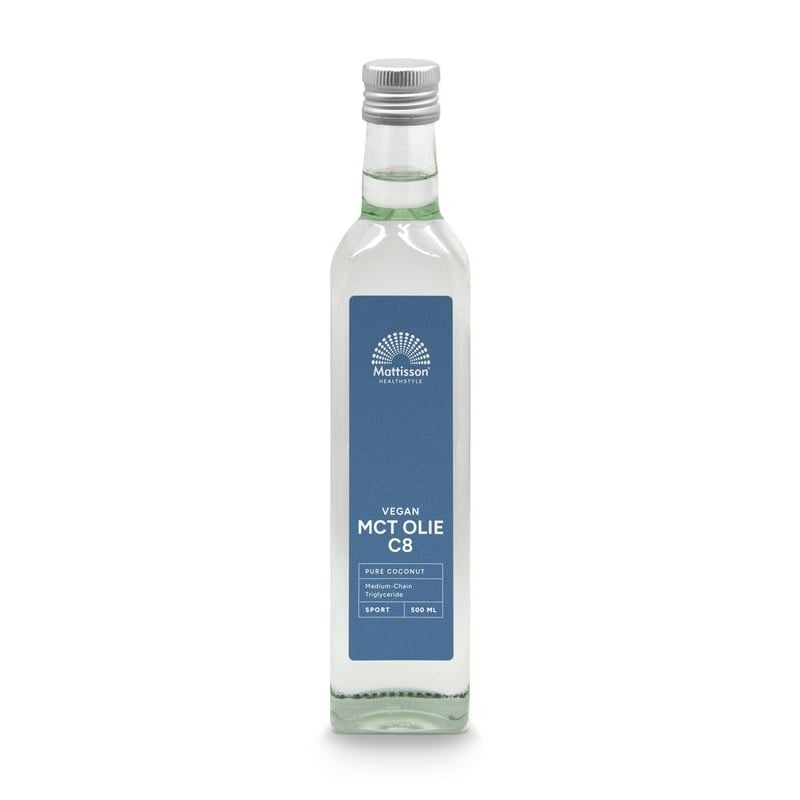Mattisson Healthstyle MCT Olie C8 - Coconut pure - 99% caprylic acid afbeelding