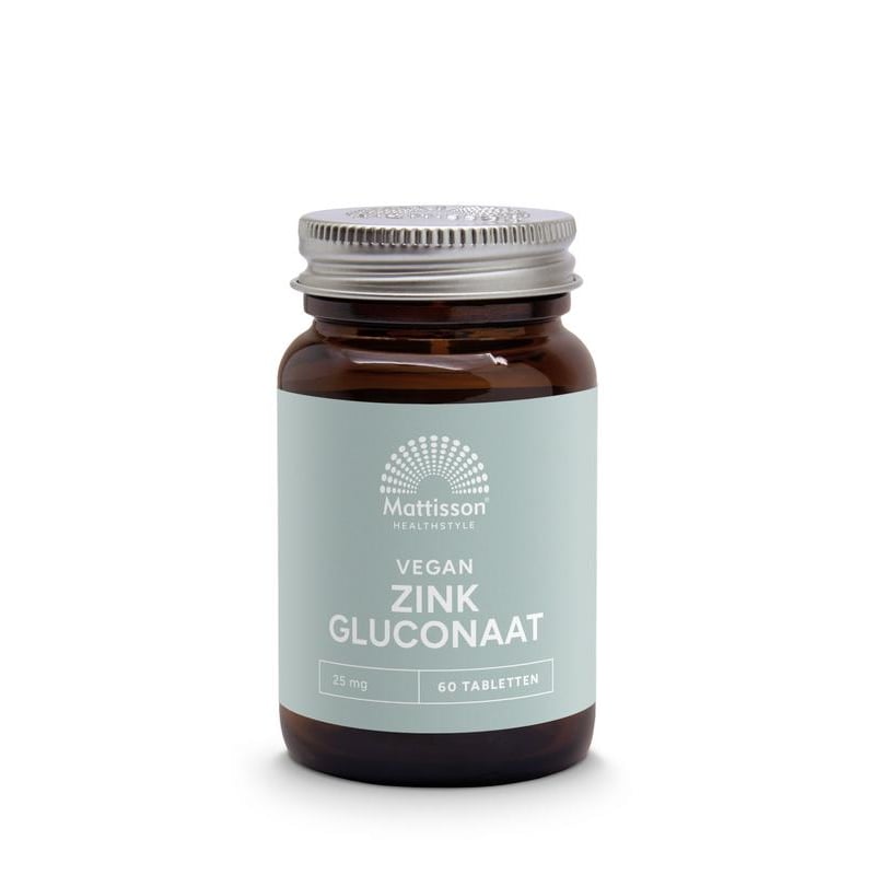 Mattisson Healthstyle Zink Gluconaat 25mg afbeelding
