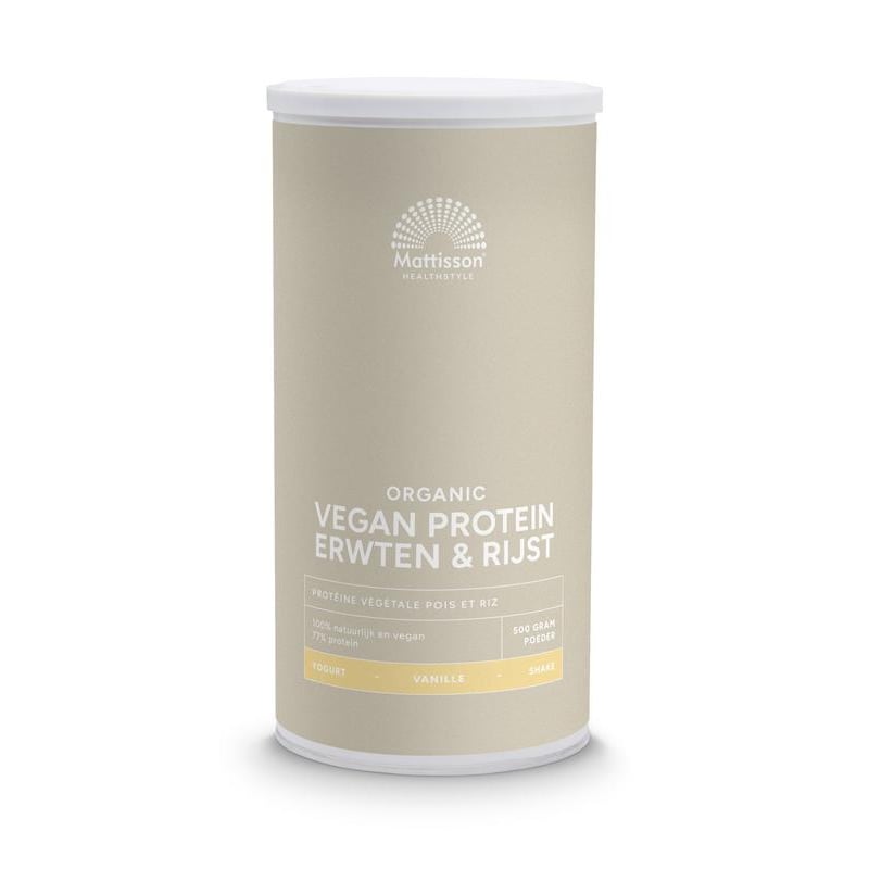 Mattisson Healthstyle Vegan Protein Pea & Rice Vanilla organic image