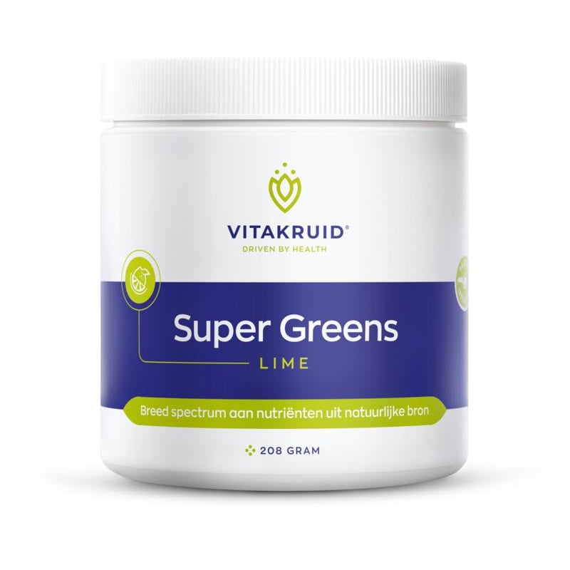Vitakruid Super Greens Lime oa Probiotica en Enzymen afbeelding