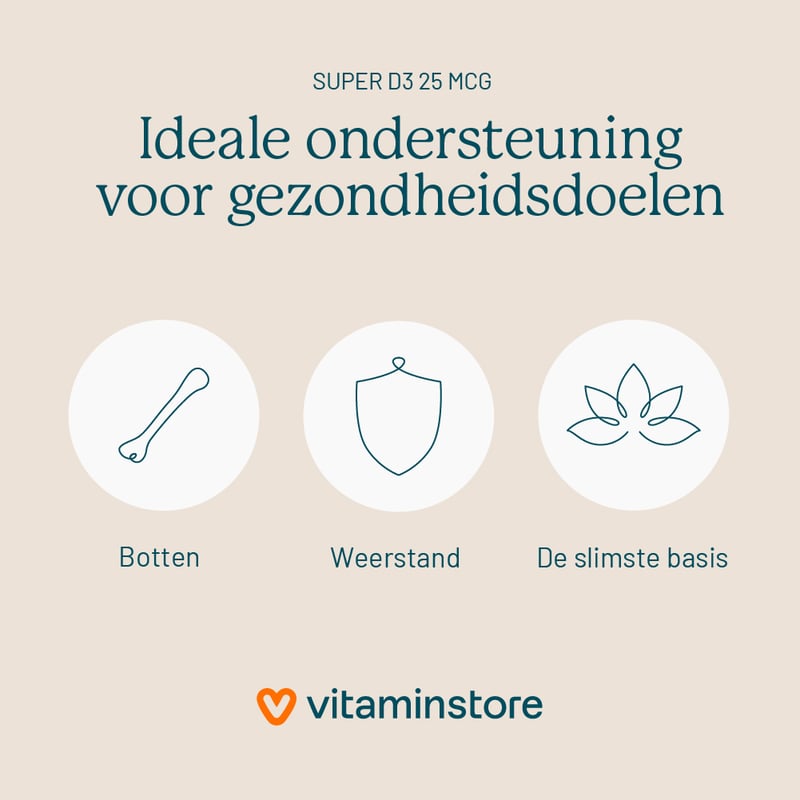 Vitaminstore Super D3 25 mcg Vitamin D image
