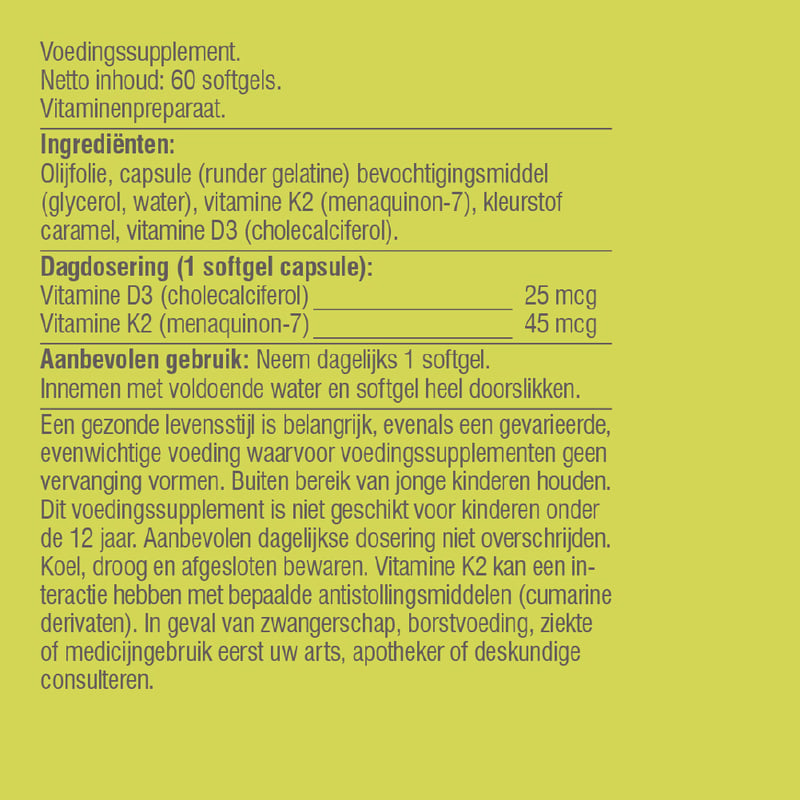 Vitaminstore Vitamin D3 & K2 Abbildung