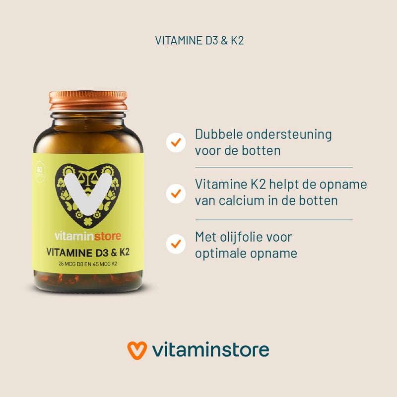 Vitaminstore Vitamin D3 & K2 Abbildung