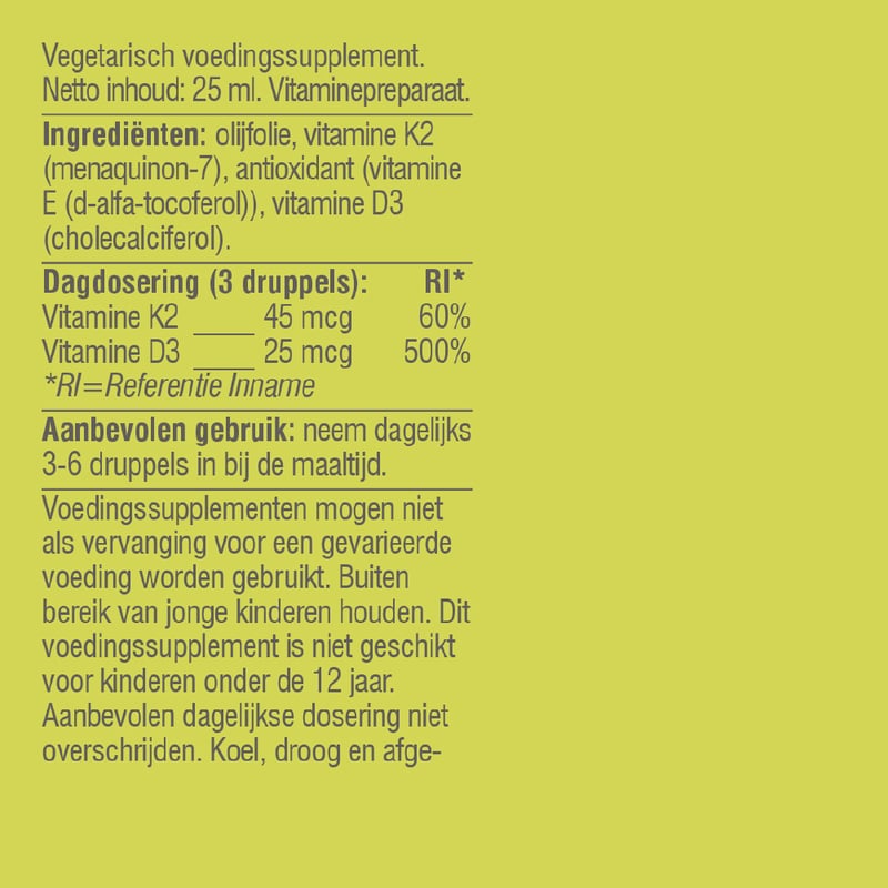 Vitaminstore Vitamin D3 & K2 Drops image
