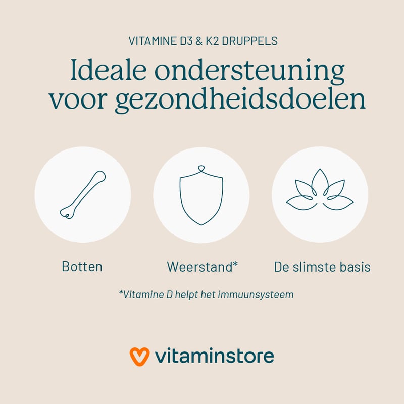 Vitaminstore Vitamin D3 & K2 Drops image