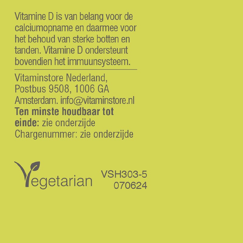 Vitaminstore Vitamin D3 liquid 10 mcg (400 IU vitamin D drops) image