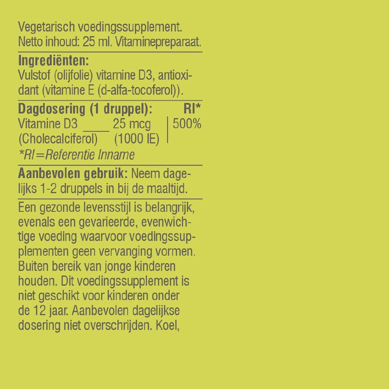 Vitaminstore Vitamin D3 Liquid 25 mcg (1000 IU per drop) Vitaminstore Vitamin D3 Liquid 25 mcg (1000 IU per drop) image