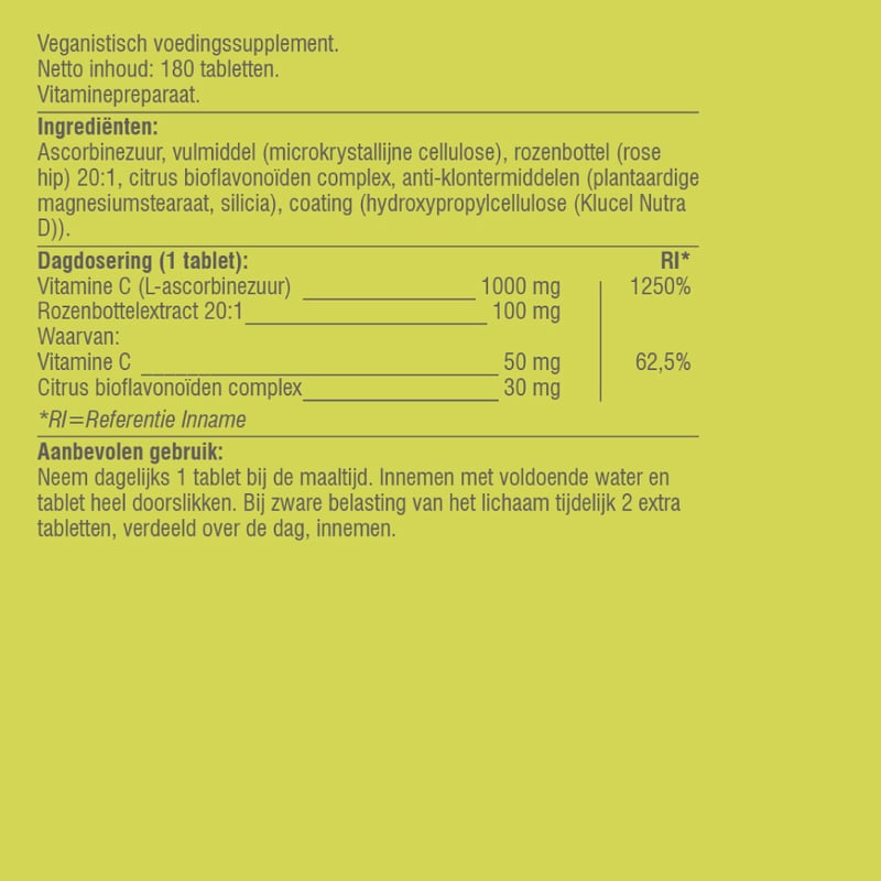 Vitaminstore Ester-C® 500mg (acid-free buffered vitamin C) image