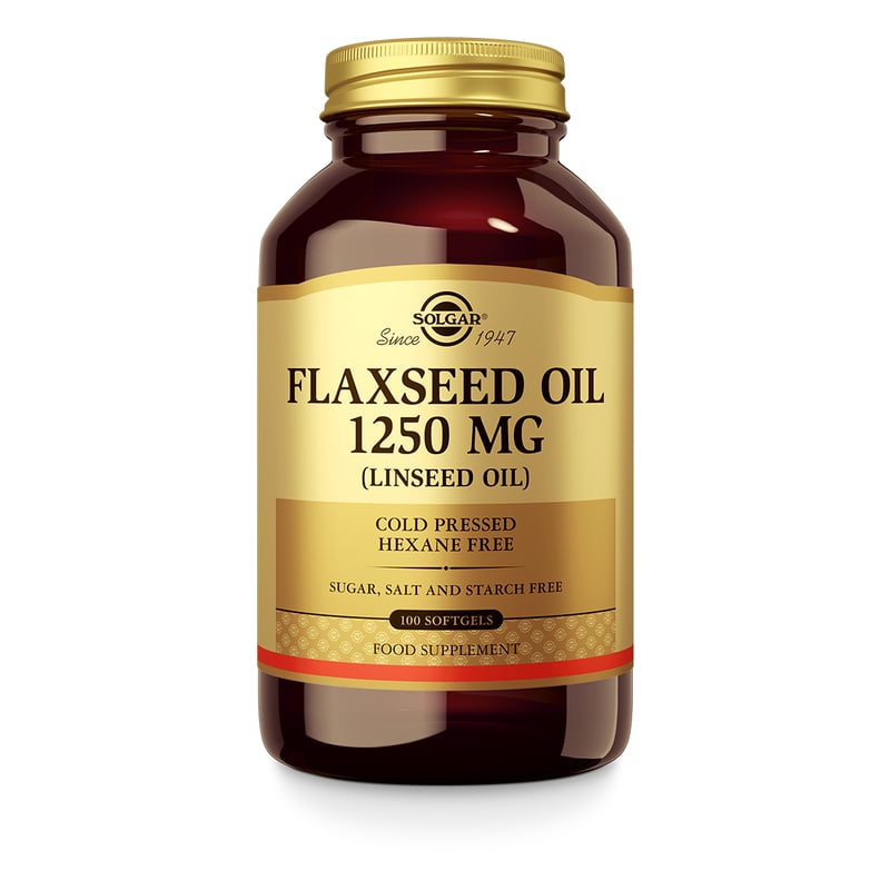 Solgar Vitamins Flaxseed Oil 1250 mg (lijnzaadolie) afbeelding