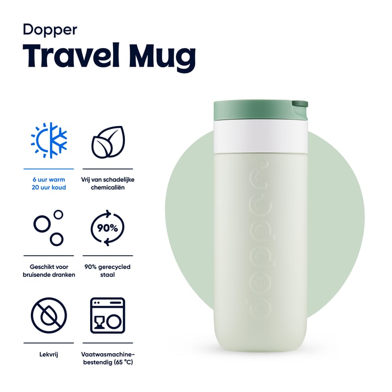 Dopper Mug de voyage Dopper vert forêt image