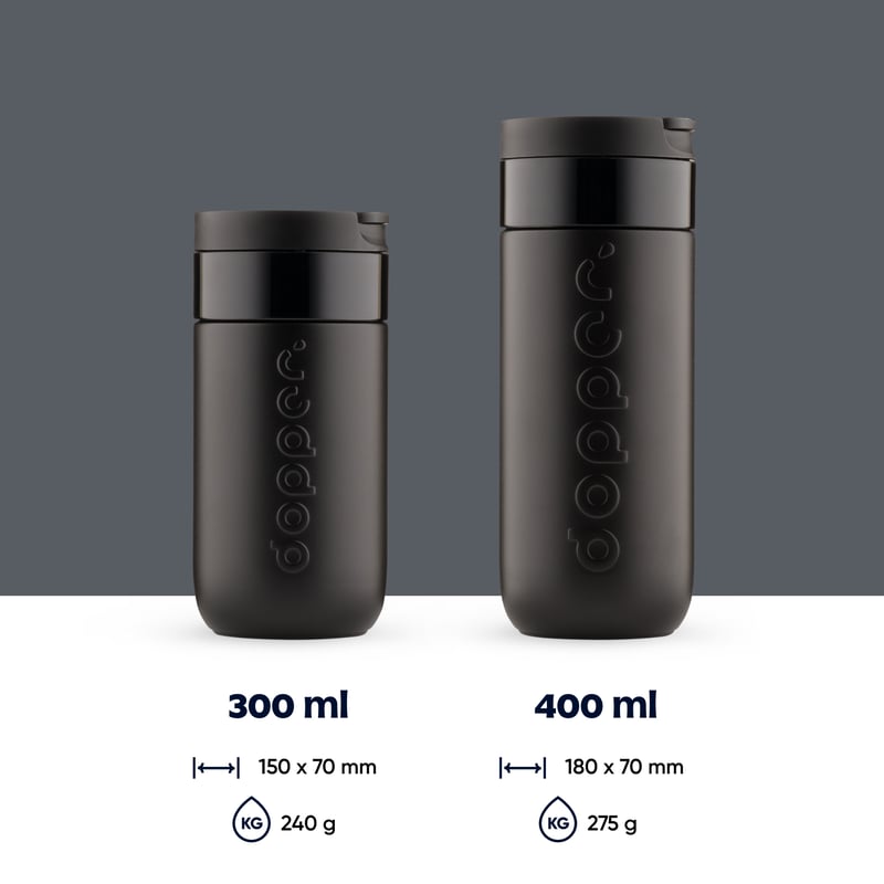 Dopper Mug de voyage Dopper Noir flamboyant image