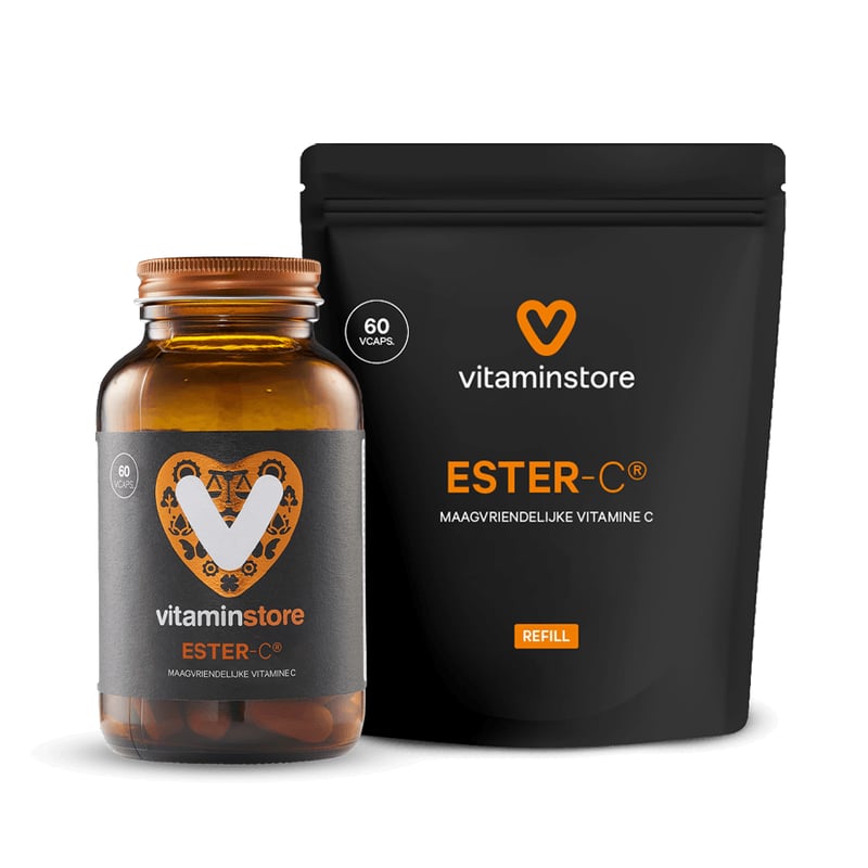 Vitaminstore Ester-C 500 jar + refill (60 pcs) image