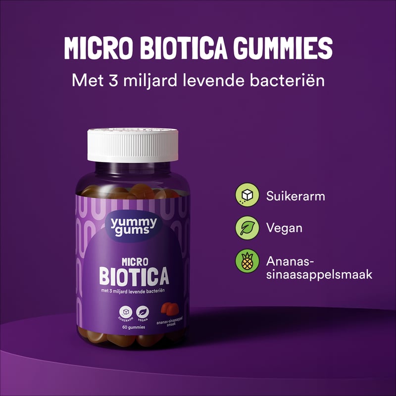 Yummygums Micro Biotica gummies image