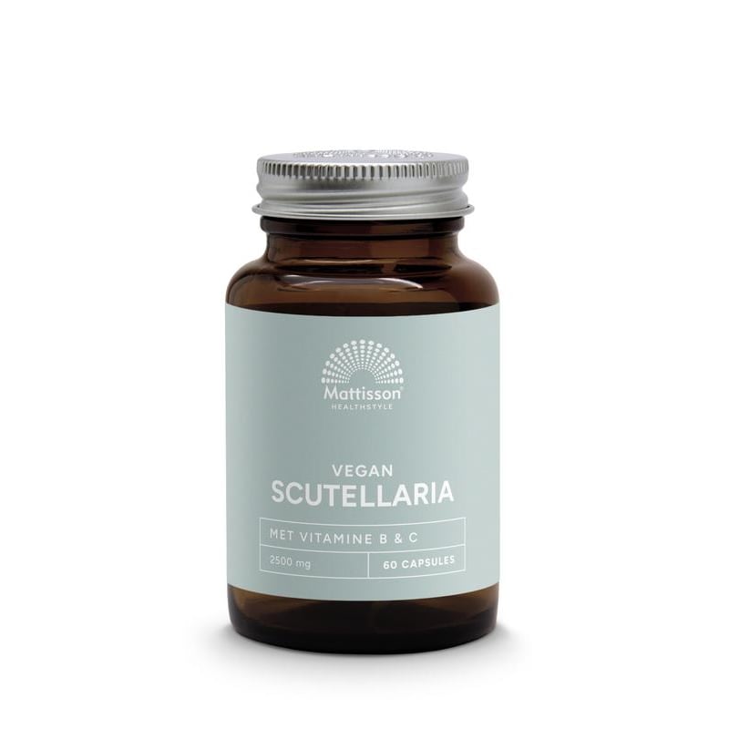 Mattisson Healthstyle Scutellaria 2500 mg with Vit B, C, Curcumin Vegan image