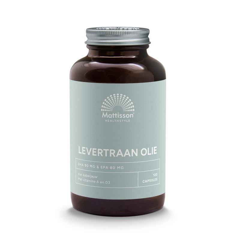 Mattisson Healthstyle Cod Liver Oil 1000 mg Vitamin A/D image