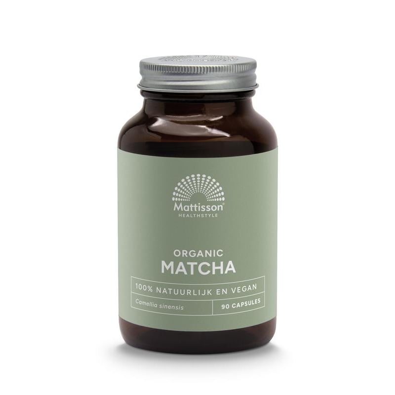 Mattisson Healthstyle Matcha 500 mg camillia sinensis bio afbeelding