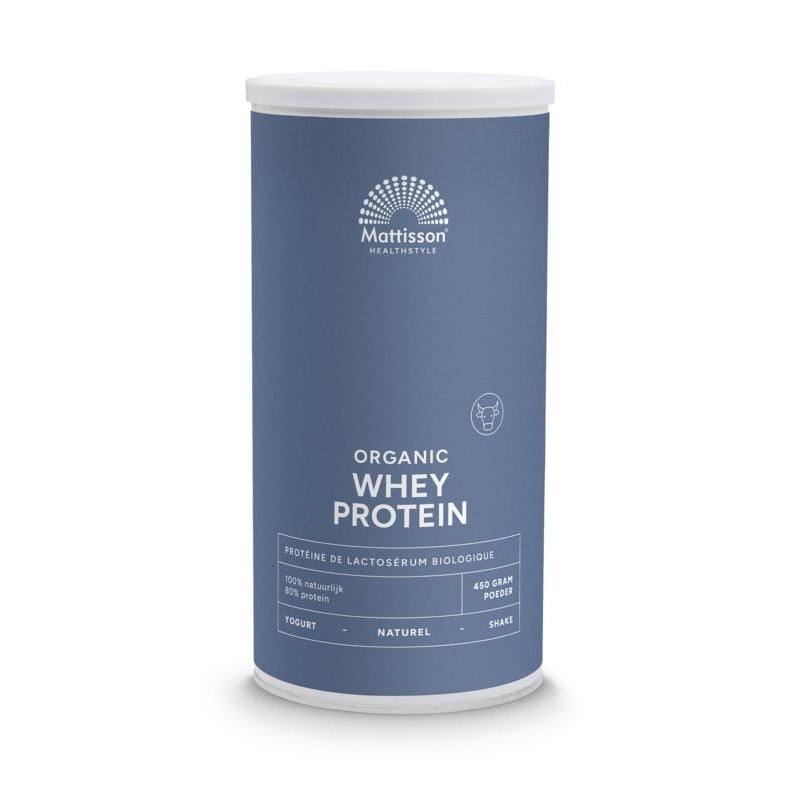 Mattisson Healthstyle Organic Whey Protein Natural (80% protein) image
