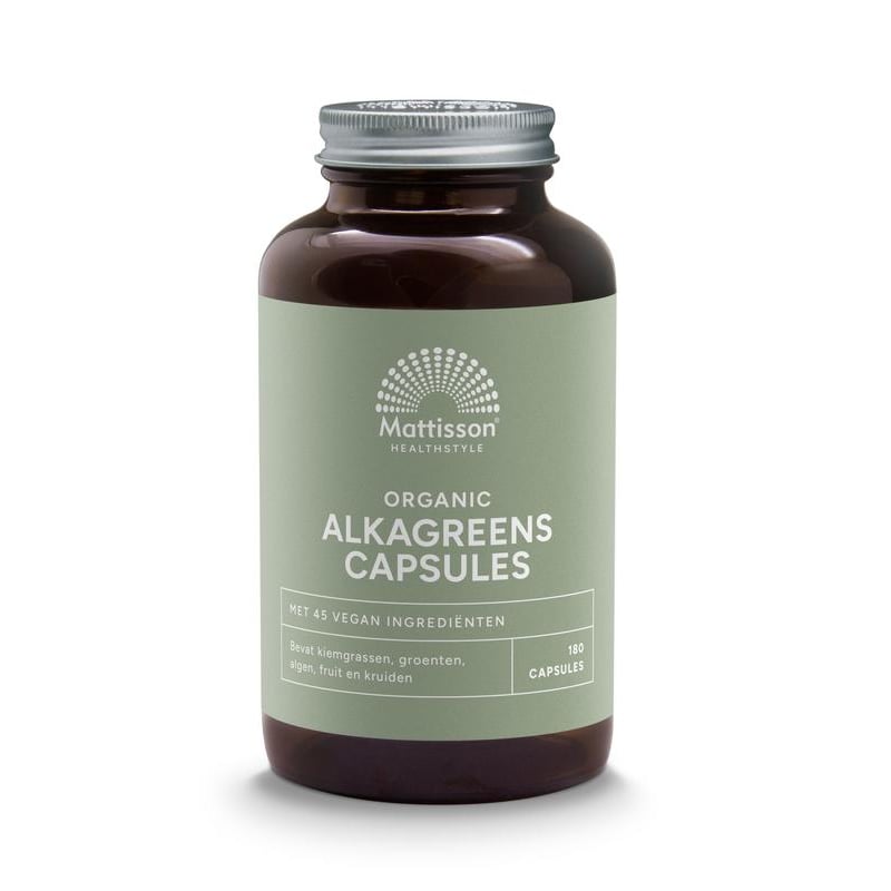 Mattisson Healthstyle Organic Alkagreens capsules image