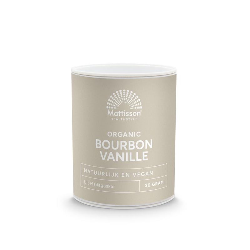 Mattisson Healthstyle Bourbon Vanille Poeder Bio afbeelding