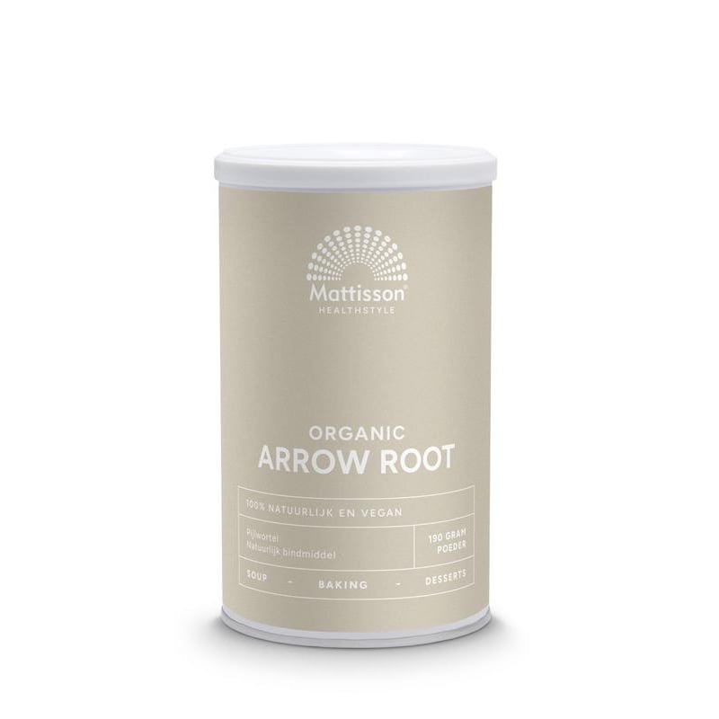 Mattisson Healthstyle Arrowroot Pfeilwurzpulver Bio Abbildung