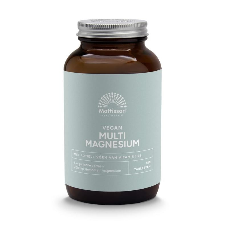 Mattisson Healthstyle Multi Magnesium Complex 200 mg vegan afbeelding