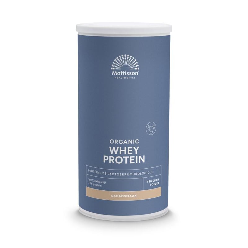 Mattisson Healthstyle Whey Protein Cocoa (75% protein, organic whey) image