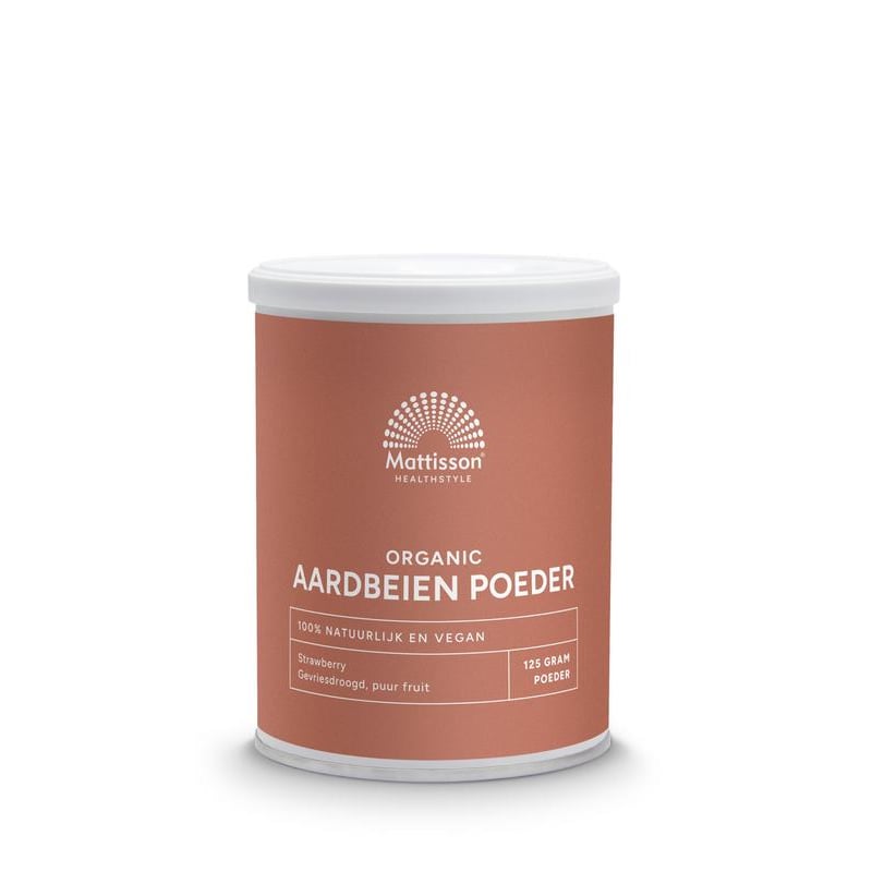 Mattisson Healthstyle Strawberry powder organic image