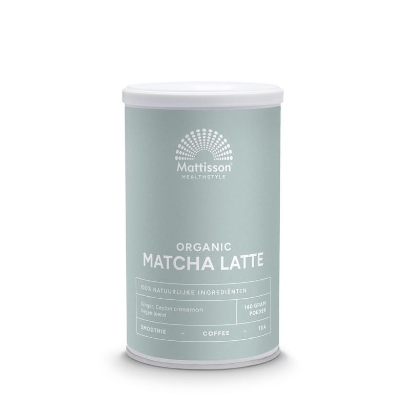 Mattisson Healthstyle Latte matcha gember - Ceylon kaneel bio afbeelding