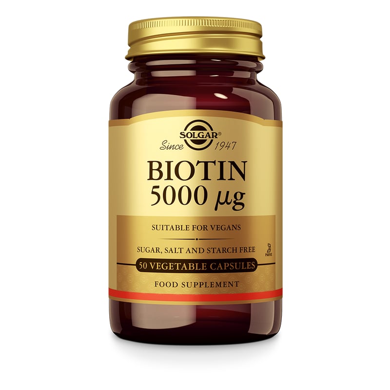 Solgar Vitamins Biotin 5000 µg (biotin 5000 mcg) Solgar Vitamins Biotin 5000 µg (biotin 5000 mcg) image