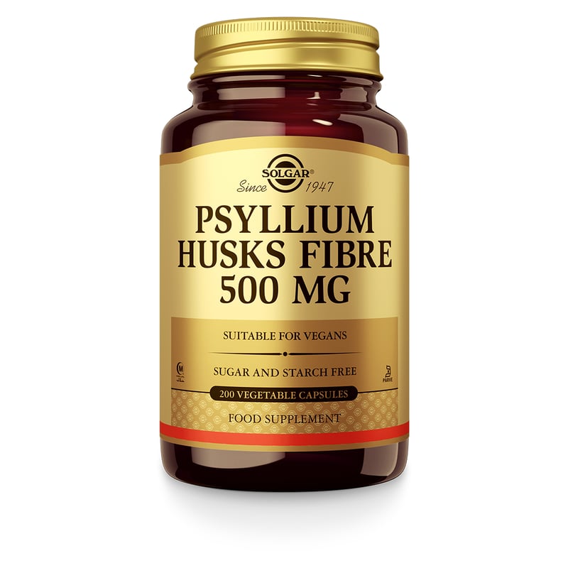 Solgar Vitamins Psyllium Husks 500 mg (psyllium seed husks, in capsules) image