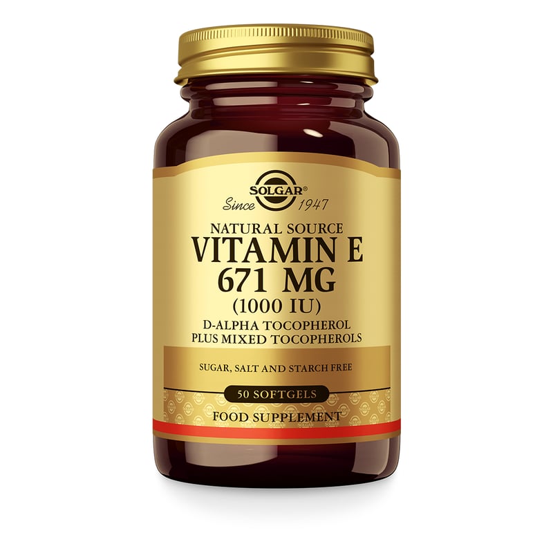 Solgar Vitamins Vitamin E 671 mg/1000 IU Komplex (natürliches Vitamin E) Abbildung