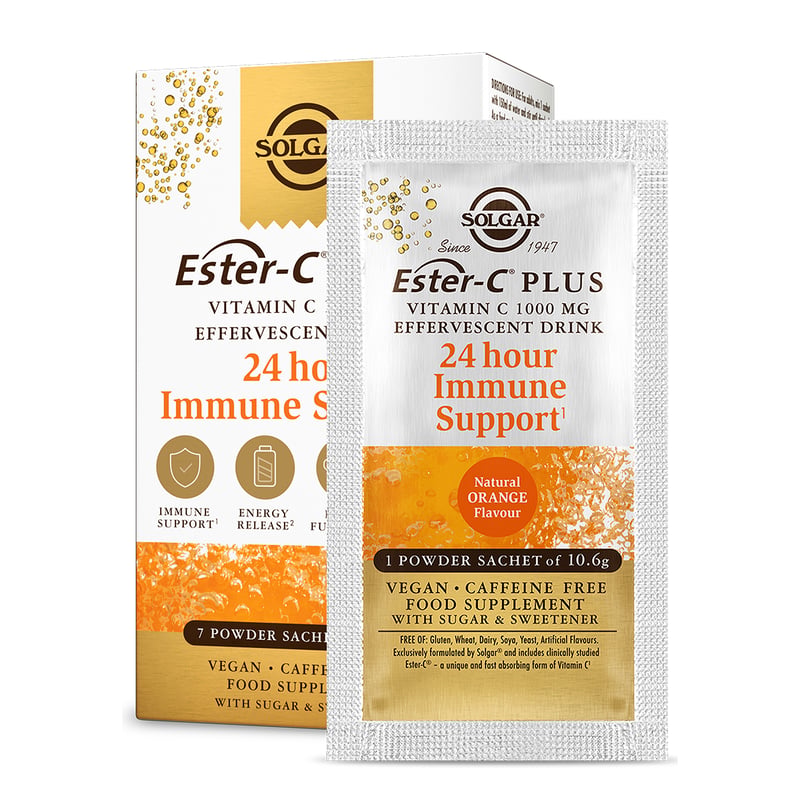 Solgar Vitamins Ester-C® Plus Brausegetränk 1000 mg Abbildung