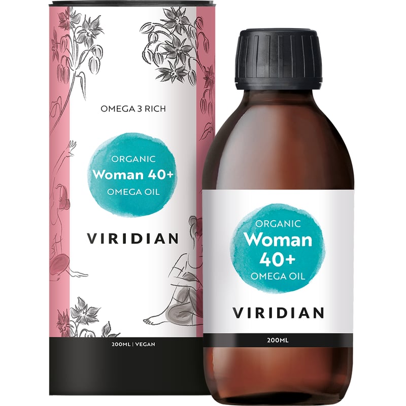 Viridian Organic Woman 40+ Omega Oil Abbildung