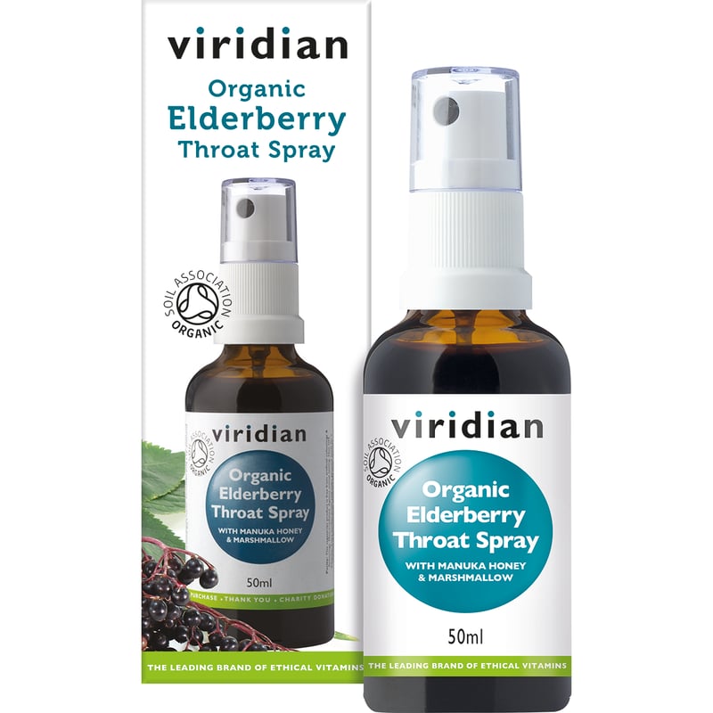 Viridian Organic Elderberry Throat Spray image